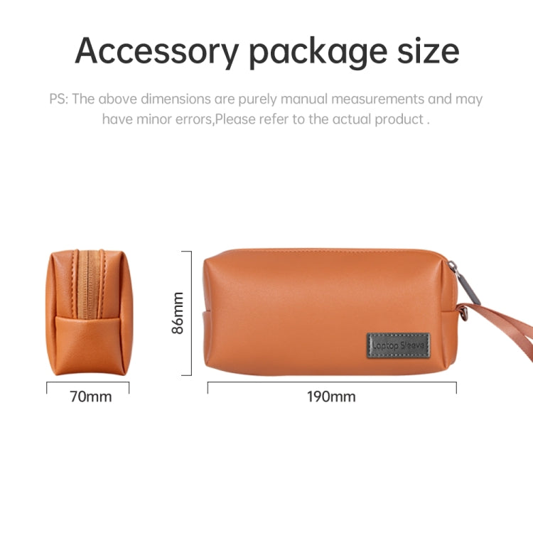 Waterproof PU Leather Laptop Accessory Bag