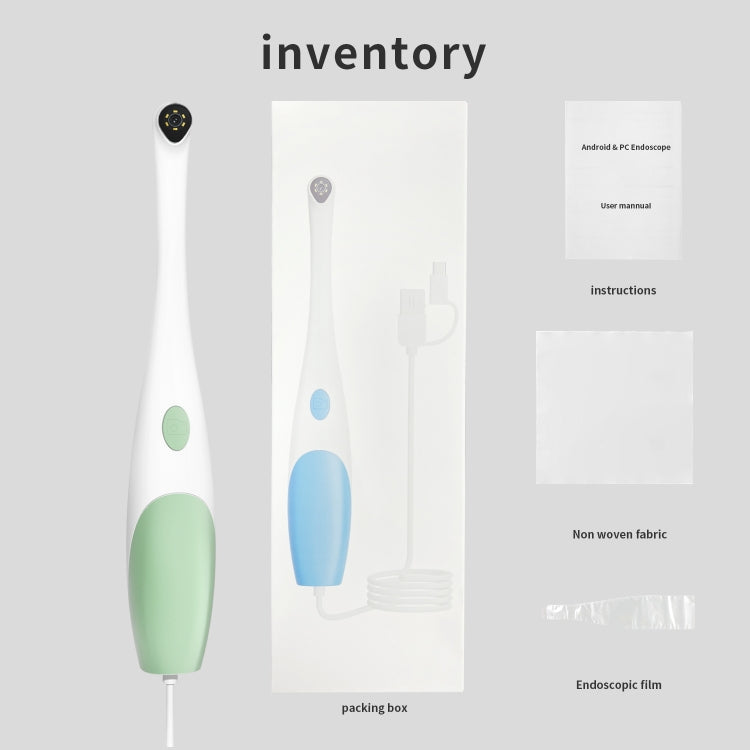 AN109 6LEDs 1080P 3 in 1 Visible Oral Endoscope