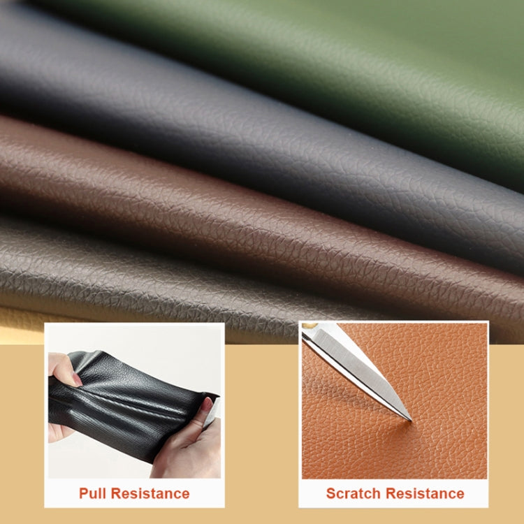 30 x 137cm Self Adhesive Leather for Sofa Repair Patch Car Seat PVC Leather Sticker