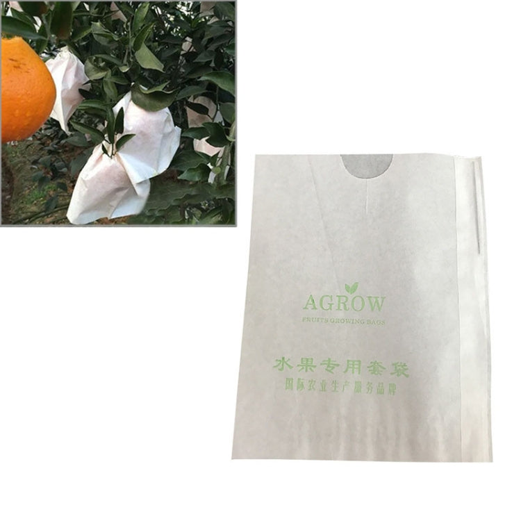 100pcs Fruit Protective Bag Waterproof Orange Packaging Bag Paper Bag