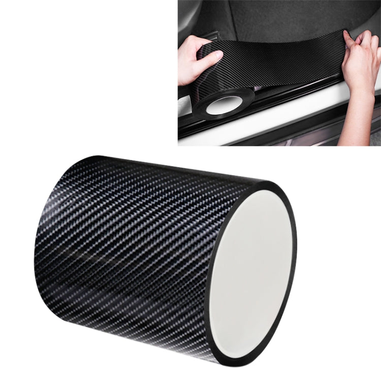 Universal Car Carbon Fiber Door Anti-collision Strip Protection Guards Trims Stickers Tape