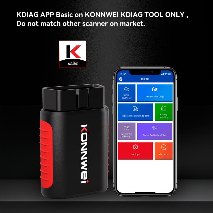 KONNWEI K DIAG Car OBDII Full System Diagnostic Scanner
