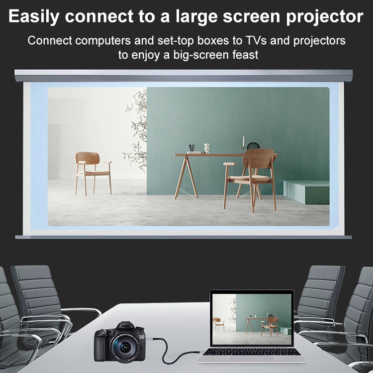 HDTV to Micro HDTV 4K 120Hz Computer Digital Camera HD Video Adapter Cable