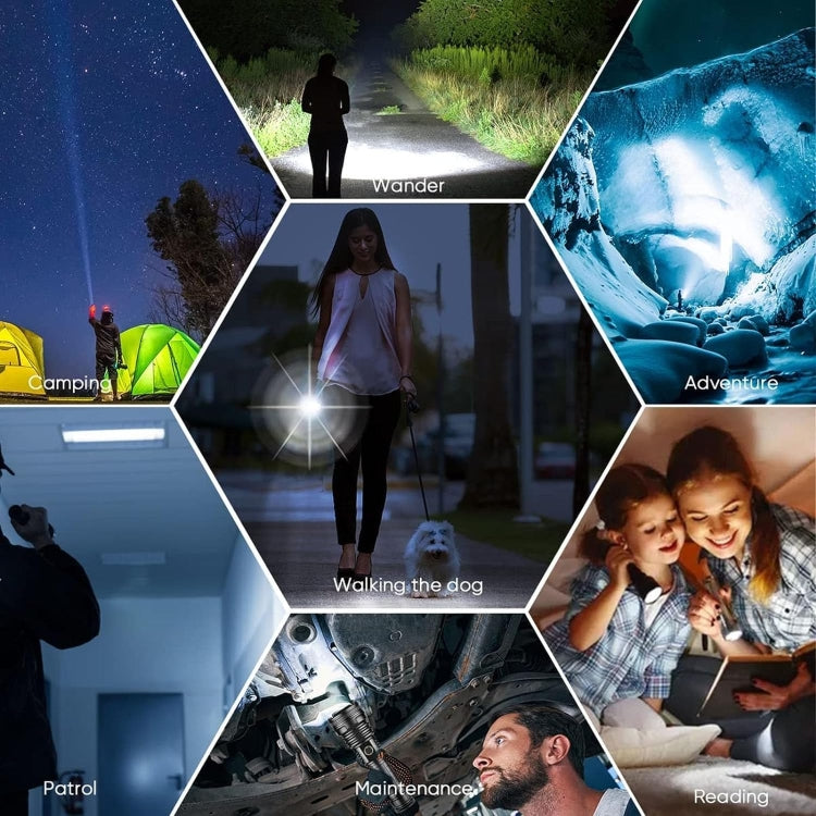 W5202-1 31 LEDs 5500LM High Brightness Rechargeable Flashlight