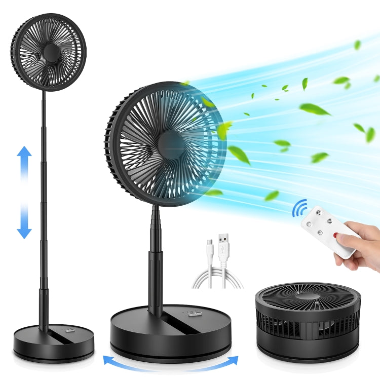 F9 Folding Adjustable Height Desktop Electric Fan