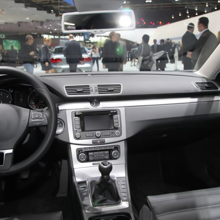 For Volkswagen Passat B6 2005-2011 Car Gear Lever Hand Ball Leather Gear Shift Knob with Chrome Frame