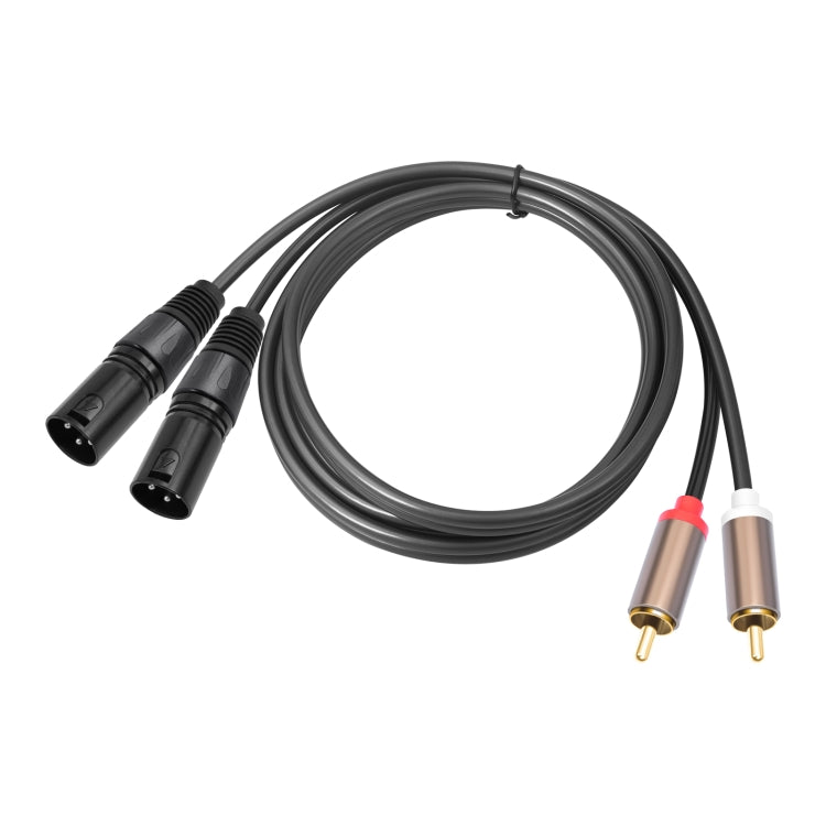 2 RCA Male to 2 XLR Male Audio Balance Cable