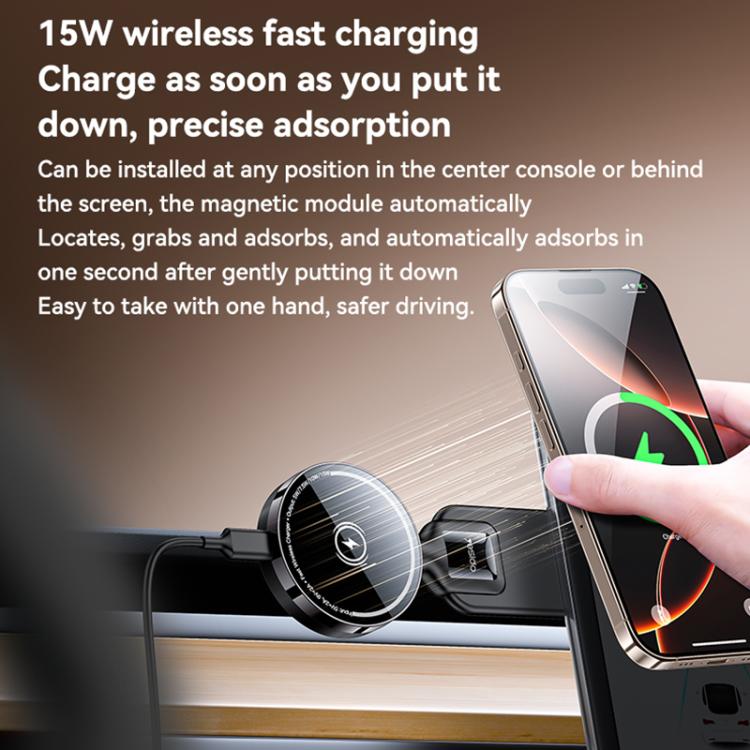 Yesido C316 15W Magsafe Magnetic Car Wireless Charger
