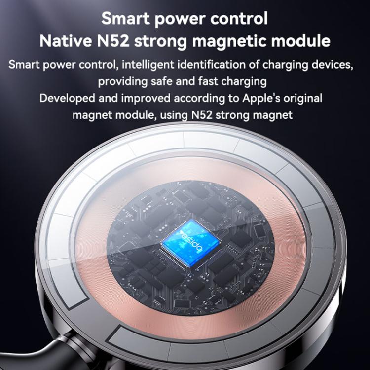 Yesido C316 15W Magsafe Magnetic Car Wireless Charger