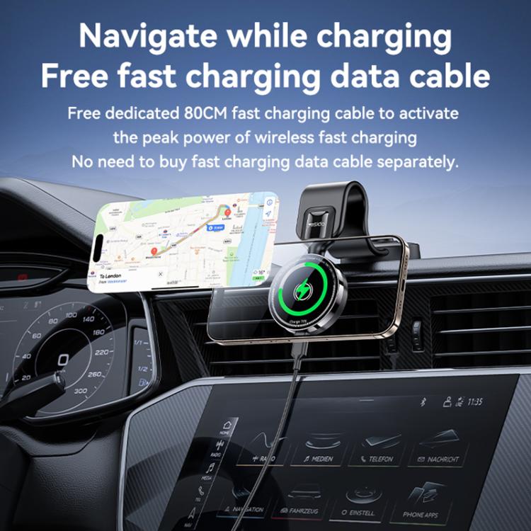 Yesido C316 15W Magsafe Magnetic Car Wireless Charger