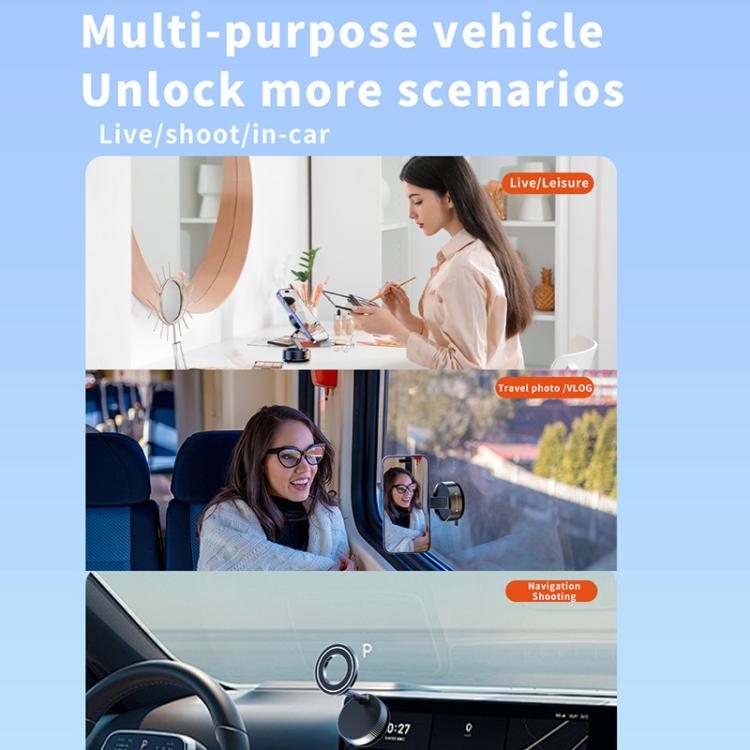 Q89 Foldable Vacuum MagSafe Magnetic Suction Cup Phone Holder