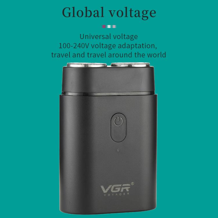 VGR V-341 Rotating 2 Cuttter Head Portable Electric Shaver