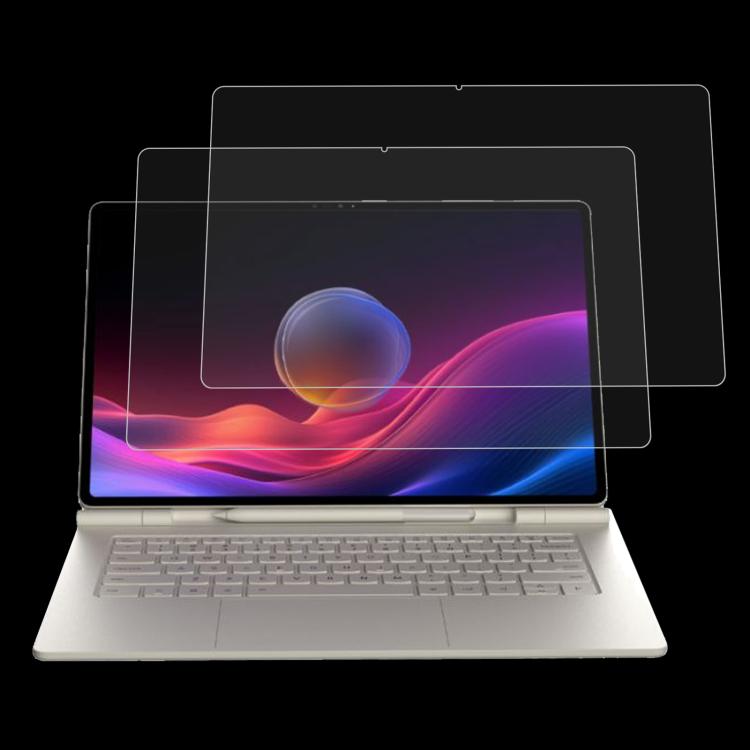 2pcs 9H 0.3mm Explosion-proof Tempered Glass Film, For Lenovo Yoga Pad Pro 14.5 inch, For Lenovo IdeaPad Slim 3 Gen10 14, For Lenovo IdeaPad Slim 5 Light 14, For Lenovo IdeaPad Slim 3 Gen8 15.6, For Lenovo Chromebook 100e 11.6