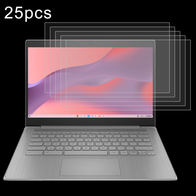 25pcs 9H 0.3mm Explosion-proof Tempered Glass Film, For HP 15-FD 15.6, For HP Pavilion Aero 13-BG13.3, For HP Chromebook 14A 14