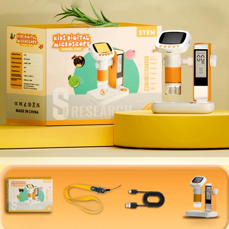 CM5 2.0 inch Screen HD Digital Electron Microscope