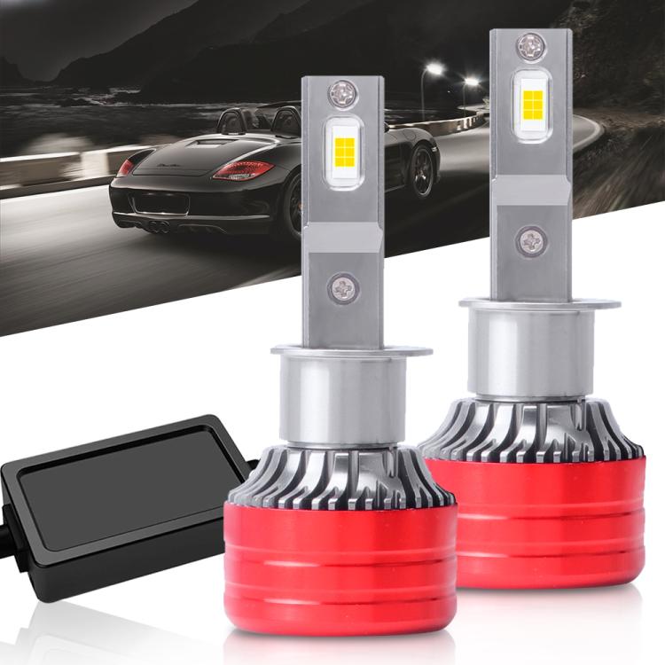 2pcs 25W 2500lm 6000K Car LED Headlight Bulb