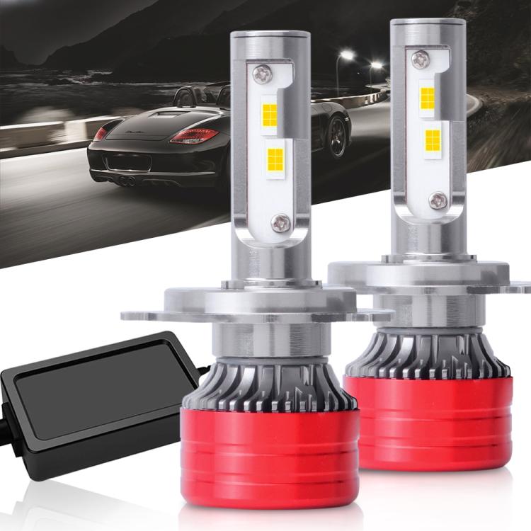 2pcs 25W 2500lm 6000K Car LED Headlight Bulb