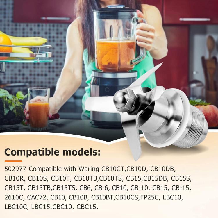 For Waring CB-6 / CB10 / CB15 Gallon Blenders Stainless Steel Juicer Blade 502977