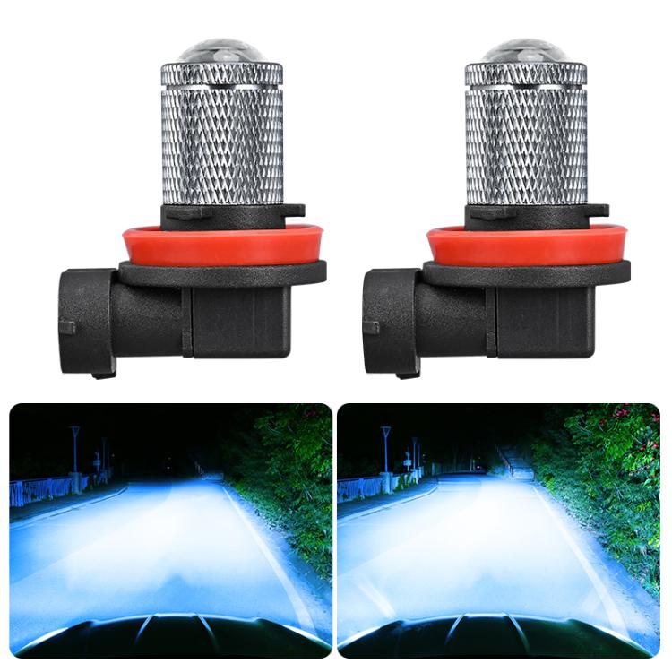 Pair 8.5W 12-60V Car Lens Fog Light Bulb