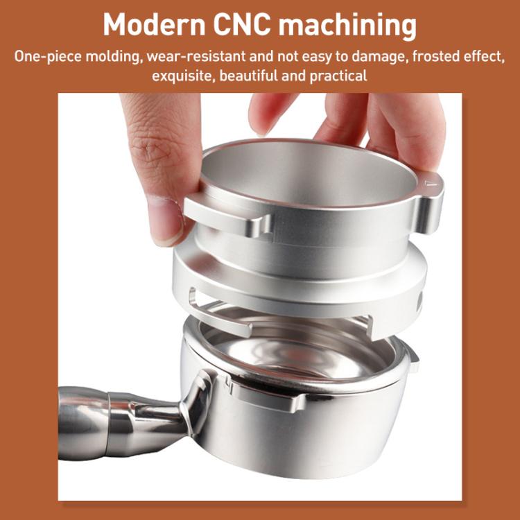58mm Coffee Machine Handle Aluminum Alloy Rotary Buckle Powder Ring Coffee Receiving Ring For Barsetto
