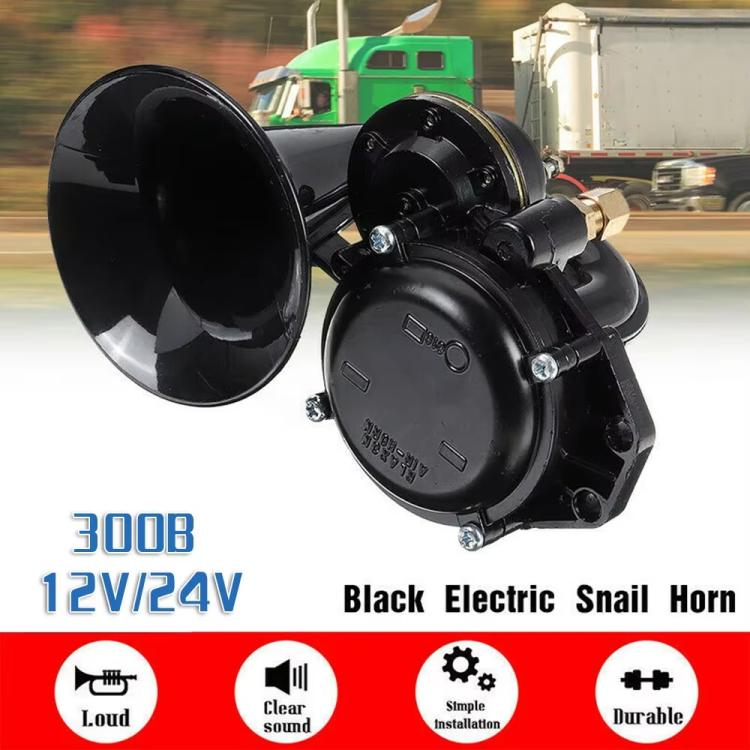 12/24V Car 300dB Electric Snail Air Horn For Scania / Volvo