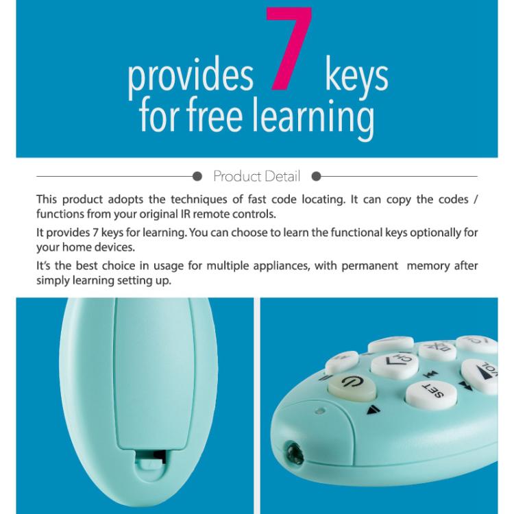 CHUNGHOP L7 Infrared Learning Universal TV Remote Control