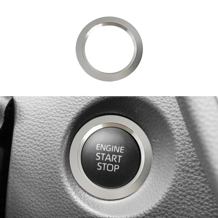 For Toyota Corolla Cross / Yaris Car One-key Start Engine Key Ignition Switch Decorative Ring Cover