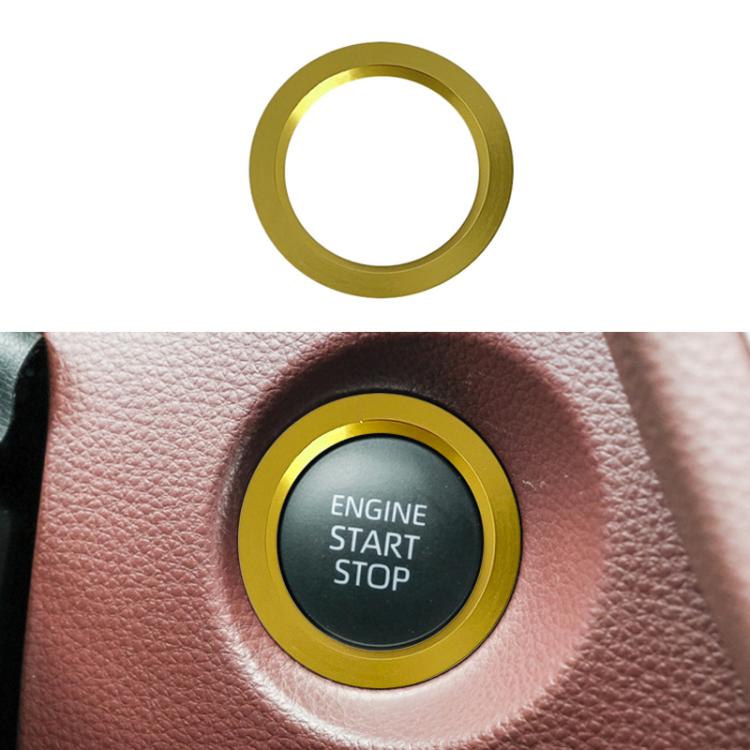 For Toyota Corolla Cross / Yaris Car One-key Start Engine Key Ignition Switch Decorative Ring Cover