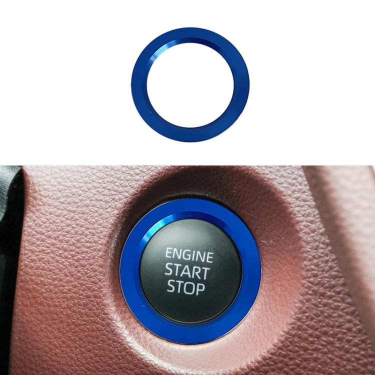 For Toyota Corolla Cross / Yaris Car One-key Start Engine Key Ignition Switch Decorative Ring Cover