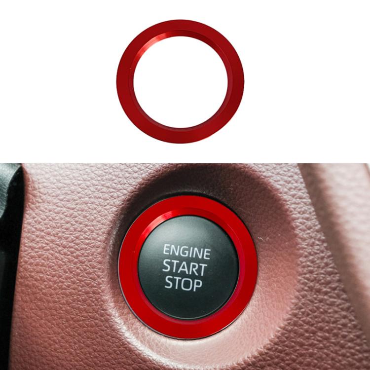 For Toyota Corolla Cross / Yaris Car One-key Start Engine Key Ignition Switch Decorative Ring Cover