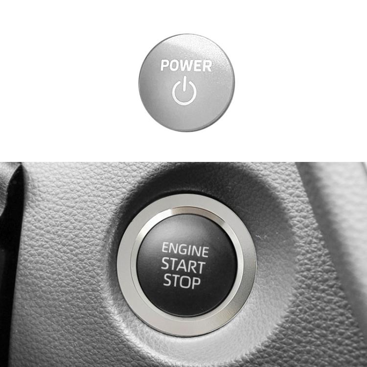 For Toyota Corolla Cross / Yaris Car One-key Start Engine Key Ignition Switch Decorative Ring Cover