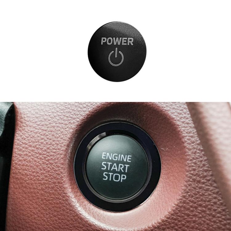 For Toyota Corolla Cross / Yaris Car One-key Start Engine Key Ignition Switch Decorative Ring Cover