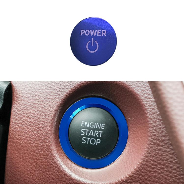For Toyota Corolla Cross / Yaris Car One-key Start Engine Key Ignition Switch Decorative Ring Cover