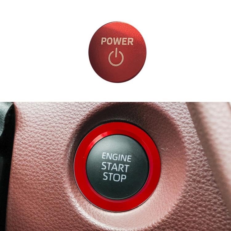 For Toyota Corolla Cross / Yaris Car One-key Start Engine Key Ignition Switch Decorative Ring Cover