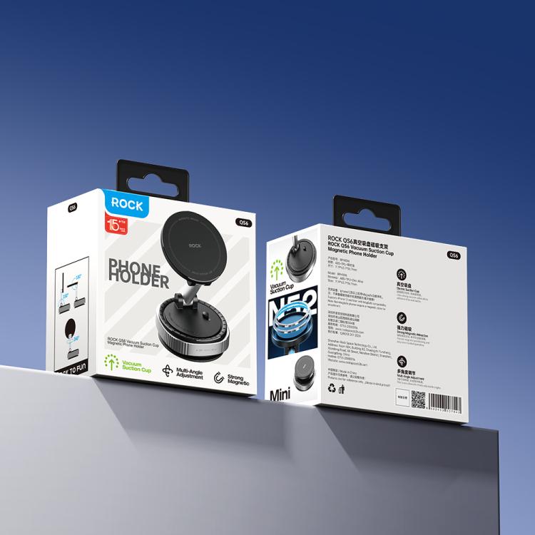 ROCK Q16 RPH1016 Car Electric Vacuum Suction Cup Magnetic Phone Holder