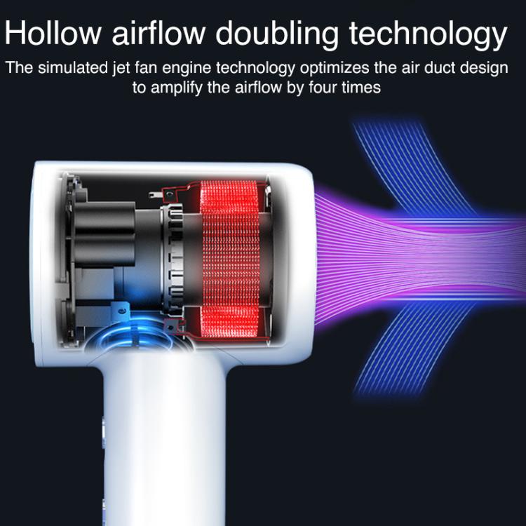 WG-F02 LED Digital Display High Speed Negative Ion Hair Dryer