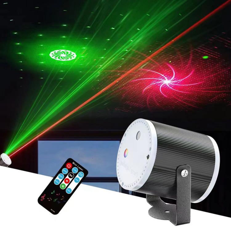 Mini Cylindrical Laser Light LED Stage Starry Projection Lamp