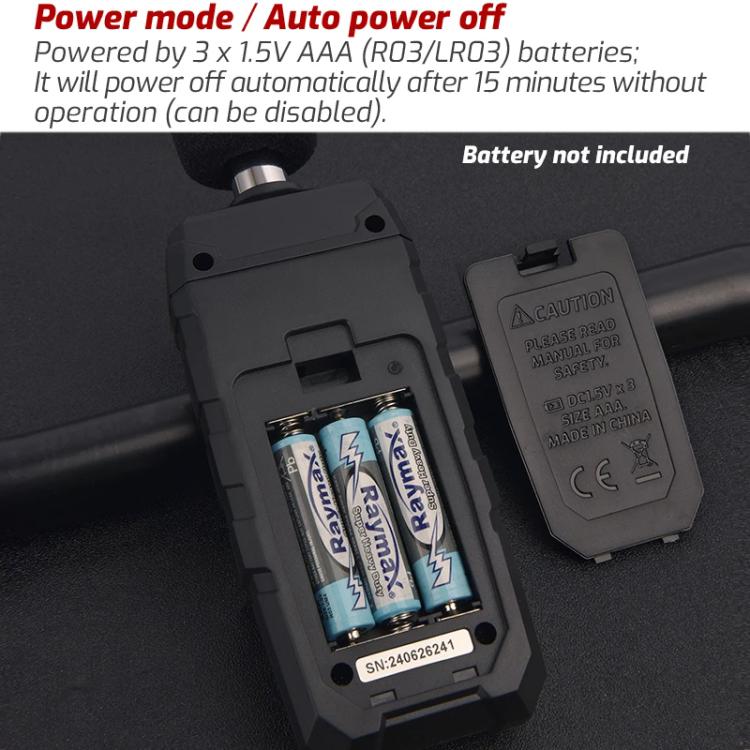 TRSI TA656A Digital Noise Measuring Meter Decibel Detector Device