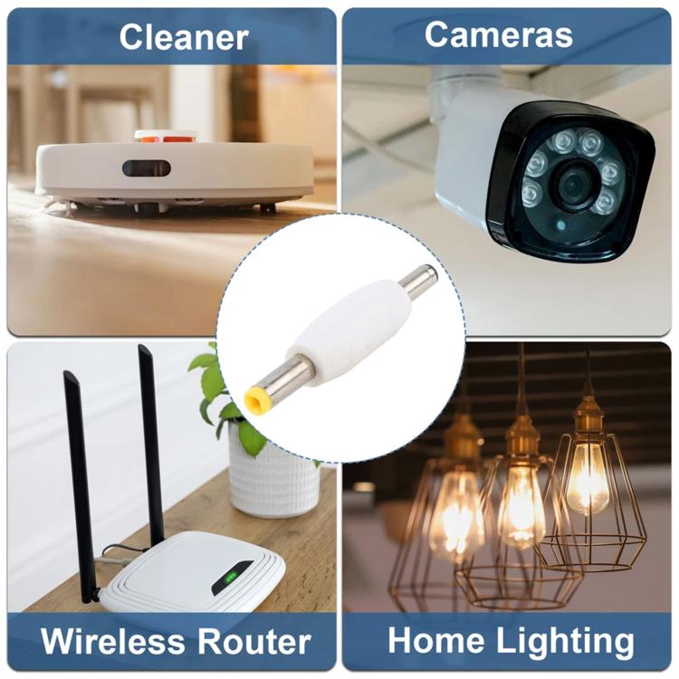 DC3.5x1.35mm Male to 4.0x1.7mm Male Adapter