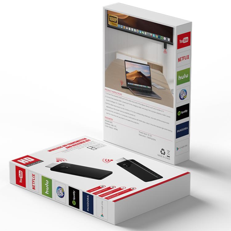 Q50 Vertical Texture Wireless HDMI Video Transmitter and Receiver Extender Adapter