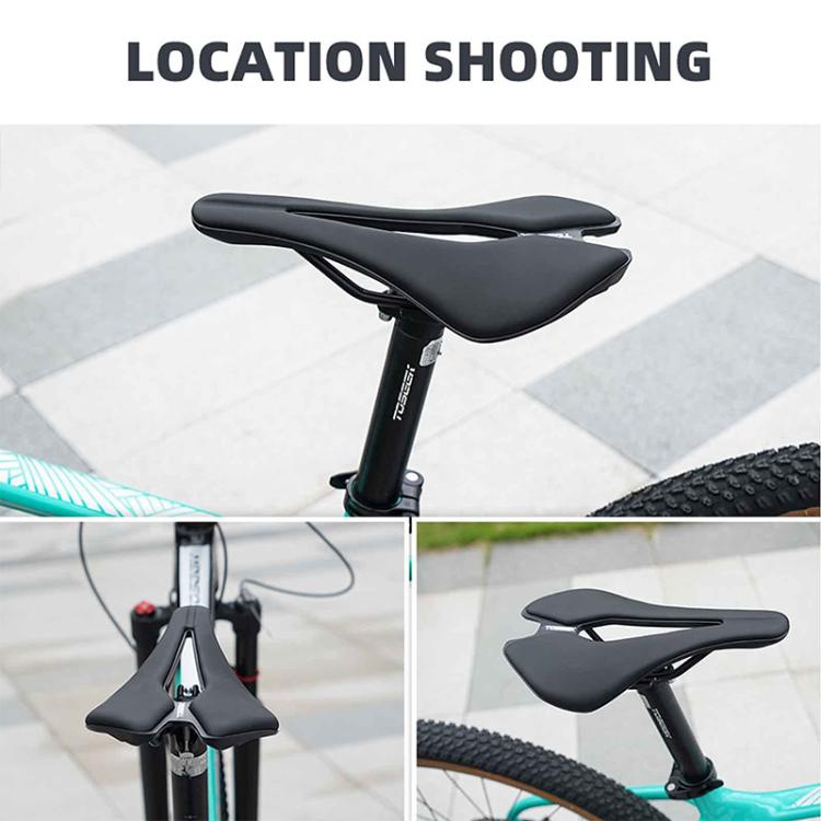 TOSEEK TS101 Road Mountain Bike Leather Saddle