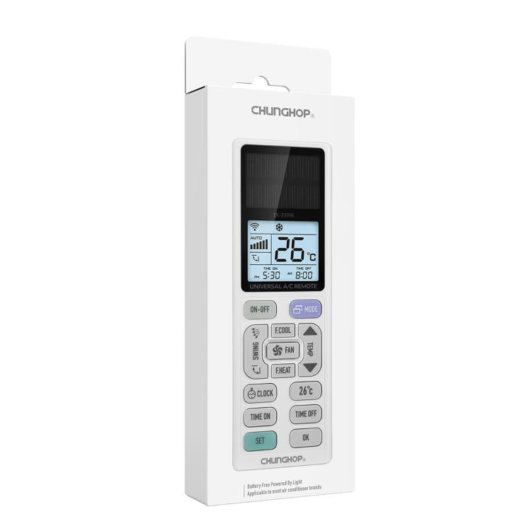 CHUNGHOP EK-3399ES Optoelectronic Energy Universal Air Conditioner Remote Control with LCD Backlight