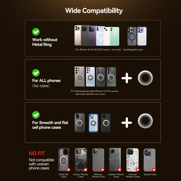 JOYROOM JR-ZS505 Foldable Magsafe Magnetic Car Phone Holder