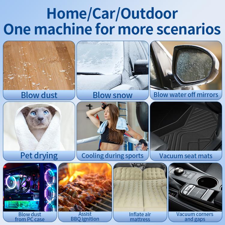 F1 Stepless Speed High-Power Turbo Handheld Fan