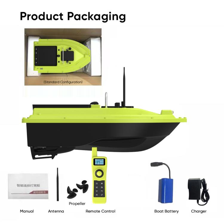 D36B Smart Remote Control Fishing Bait Boat Support Sonar Sensor & GPS, EU Plug, US Plug, UK Plug