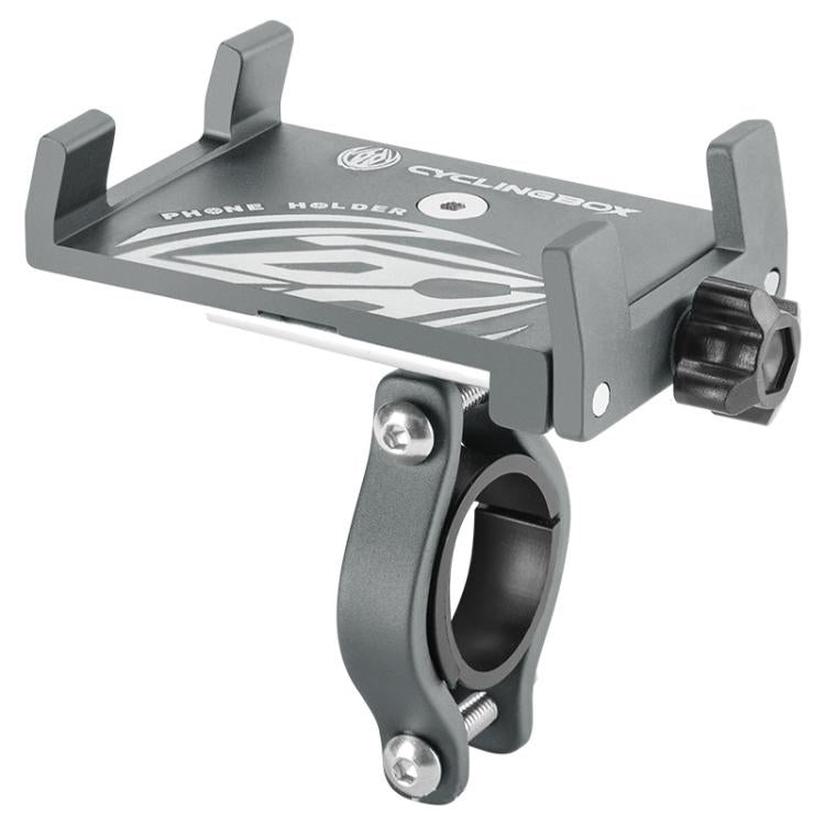 Motorcycle Bicycle Riding Navigation Aluminum Alloy Shockproof Phone Clamp Bracket