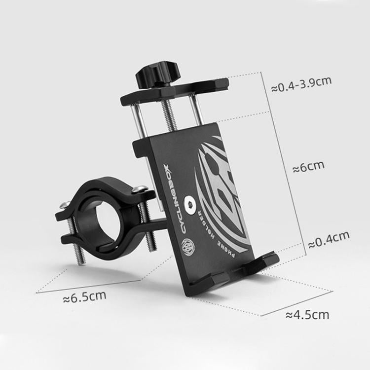 Motorcycle Bicycle Riding Navigation Aluminum Alloy Shockproof Phone Clamp Bracket