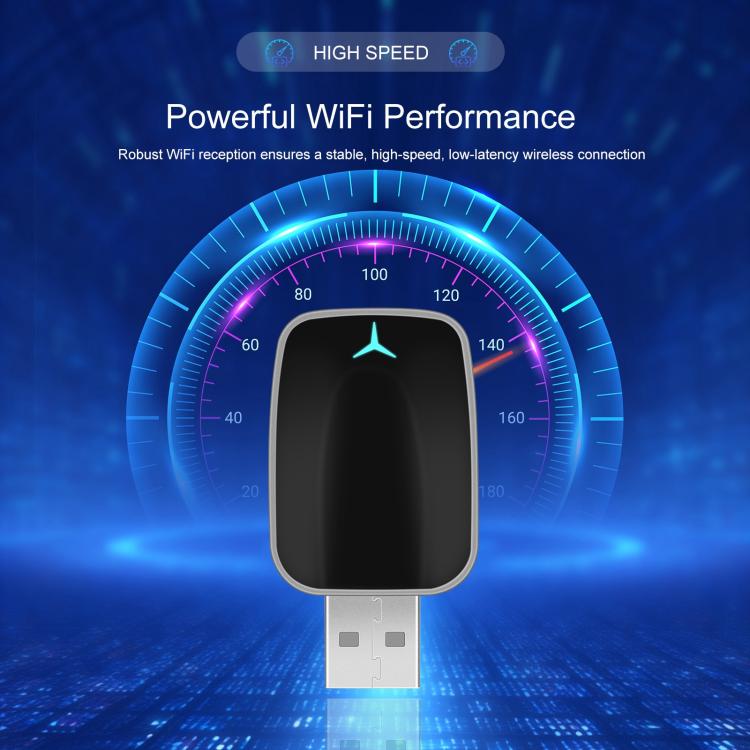 Car CarPlay and Android Auto Wired to Wireless Smart Box Adapter with Type-C Converter