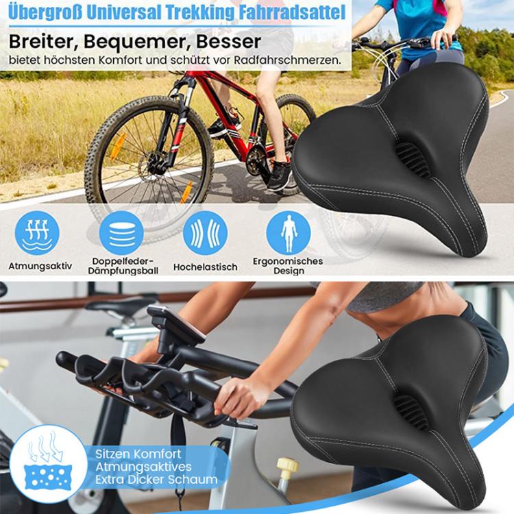 Mountain Bike Wide Seat Saddle, 1156