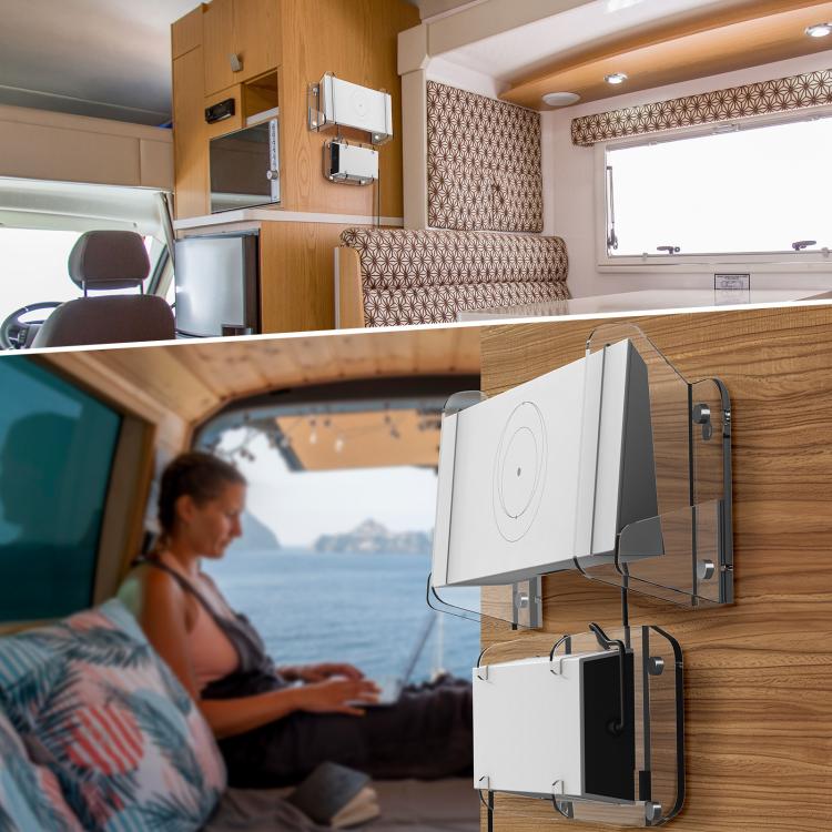 For Starlink Gen 3 Router Acrylic Separable Wall-mounted Bracket